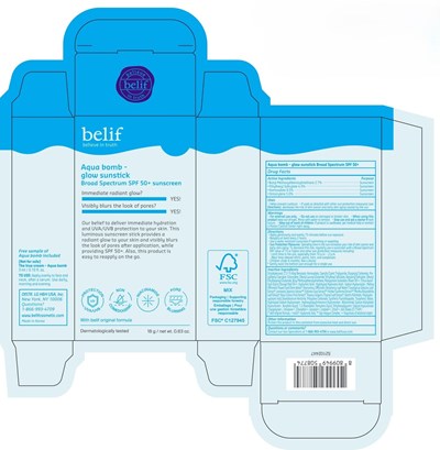 Carton (Belif Aqua Bomb Glow Sunstick Spf 50 Carton)